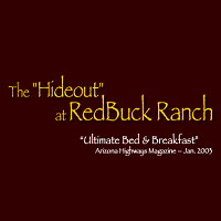 redbuck ranch best bed &breakfast; in az